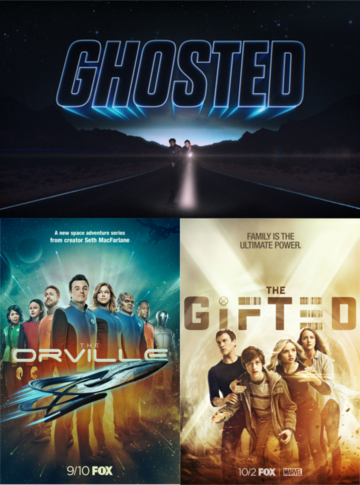 Fox Fall 2017 - The Orville, Ghosted, and The Gifted
